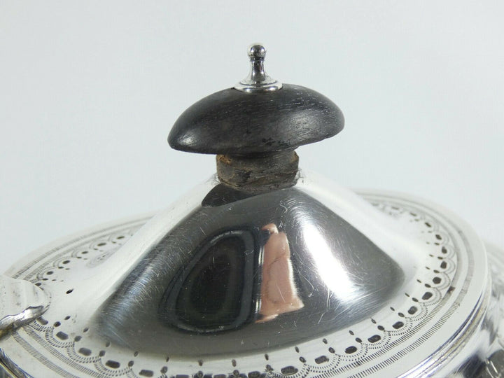 アンティークヴィクトリアン、スターリング・シルバーティーポット、1892年頃