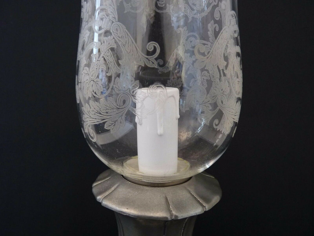Photophore, Lampe de table en Cristal de Baccarat estampillé