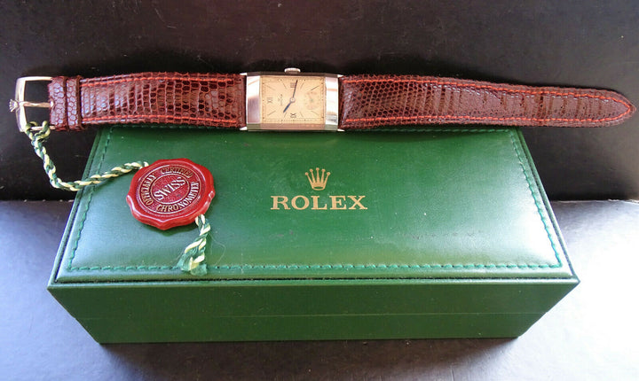 Rolex ♛ 2150 Art Deco Antique ELEGANT RARE Luxury Men's Doctor's Watch 1925