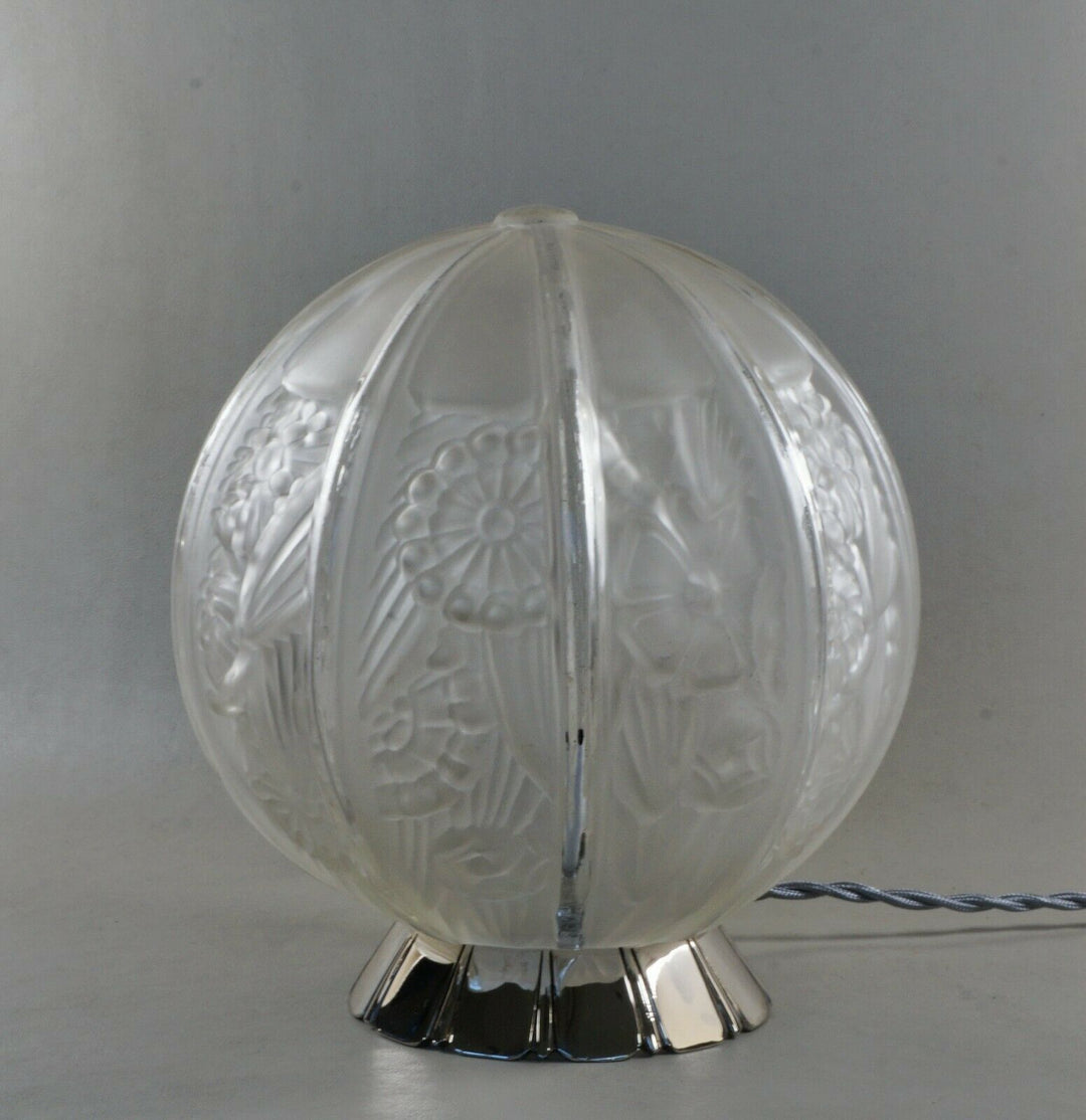 HANOTS : a French 1930 ART DECO LAMP ........ muller degué daum era France 1925