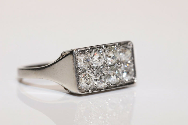 アンティーク アールデコ 14K ナチュラルダイヤモンドのリング