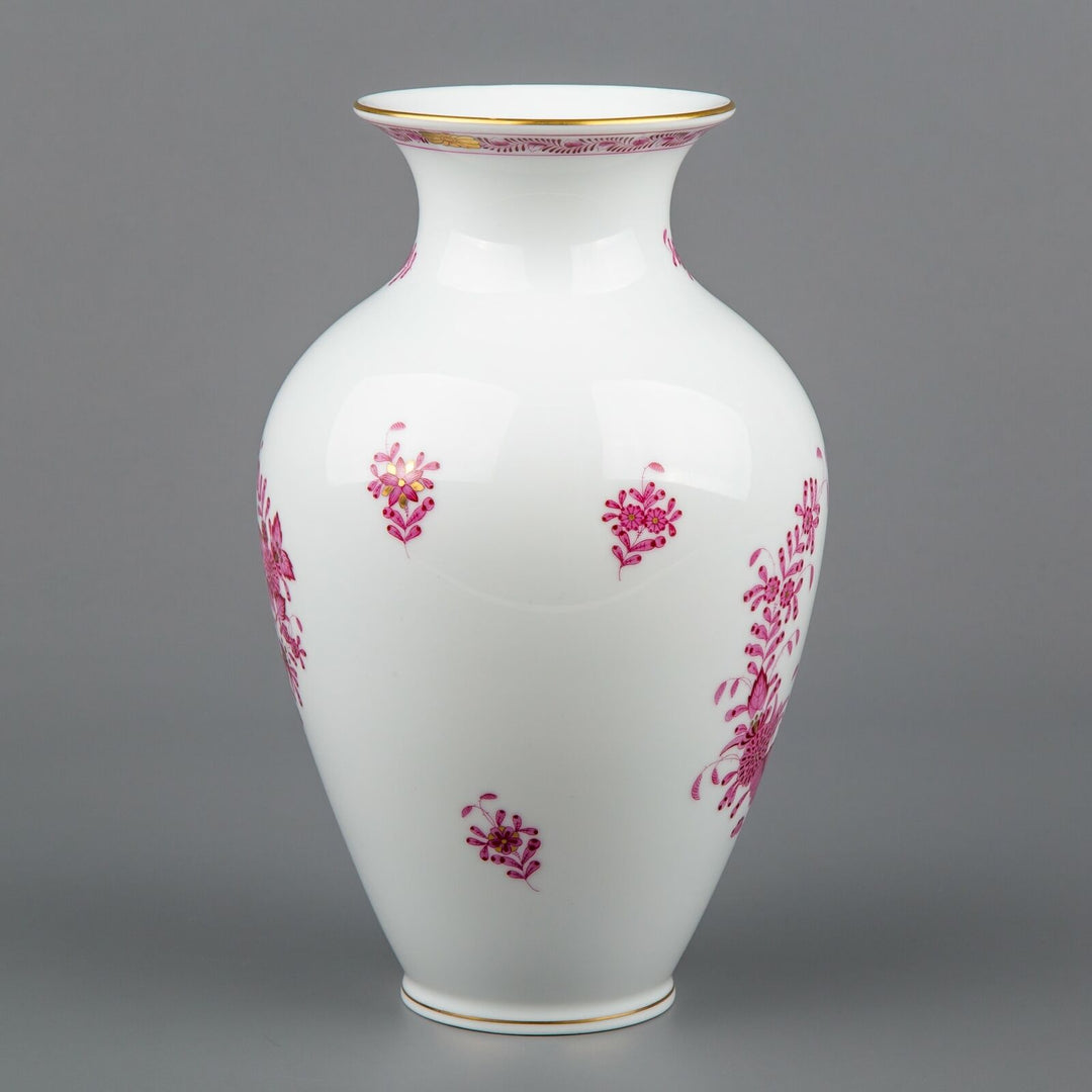 ヘレンド　インドの華　ピンク　花瓶