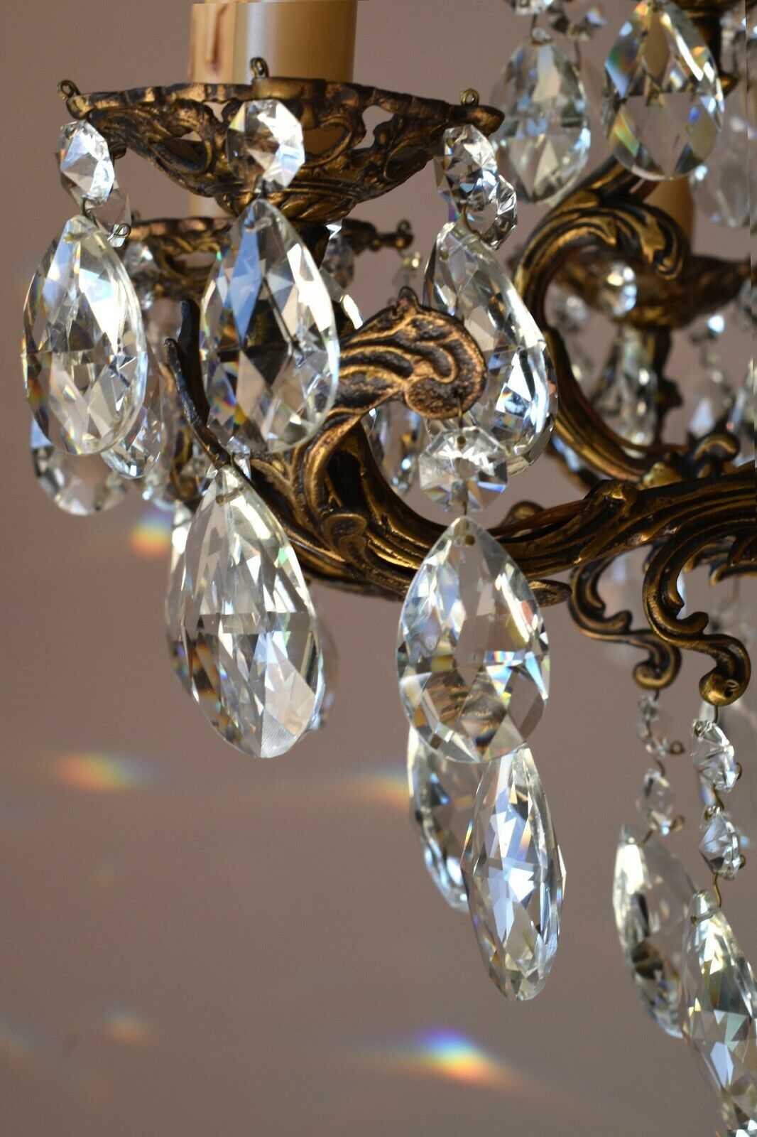 Antique Vintage, Maria Theresa Chandelier, Crystal Lighting Ceiling Lamp Pendant
