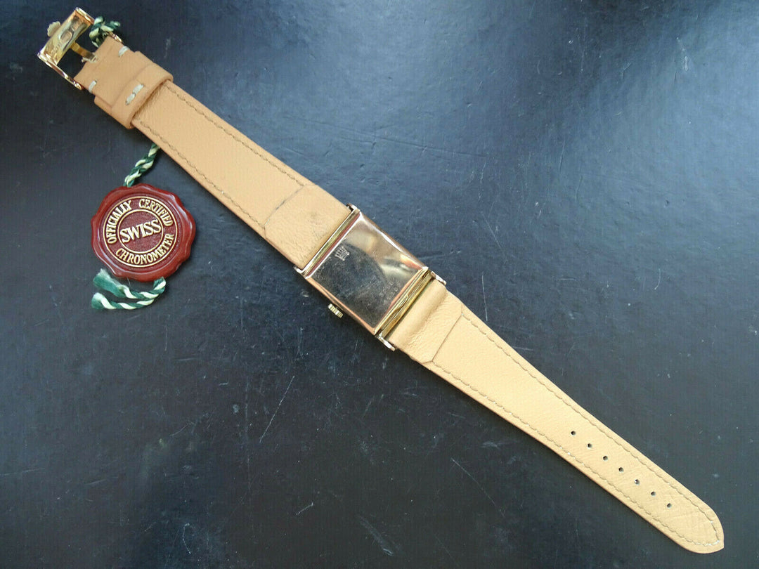 Rolex ♛ Precesion Art Deco 3256 Pink Gold 18K 750 Antique Luxury Men's Watch
