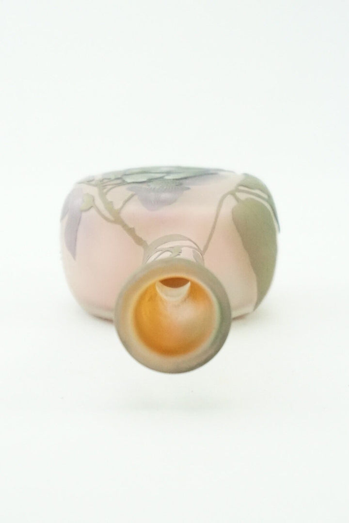 Emile Galle French Cameo Cabinet Vases, circa 1900