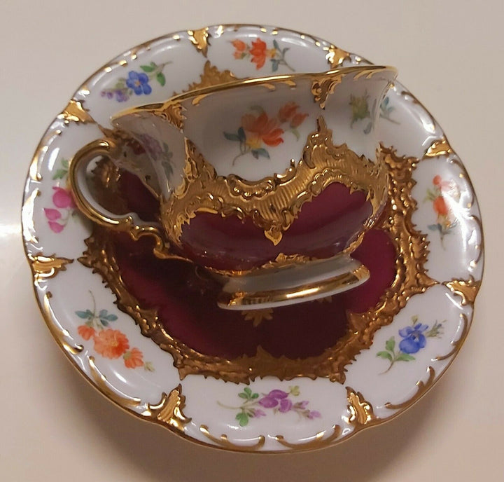 マイセン　モカセット　Bフォーム　2級品