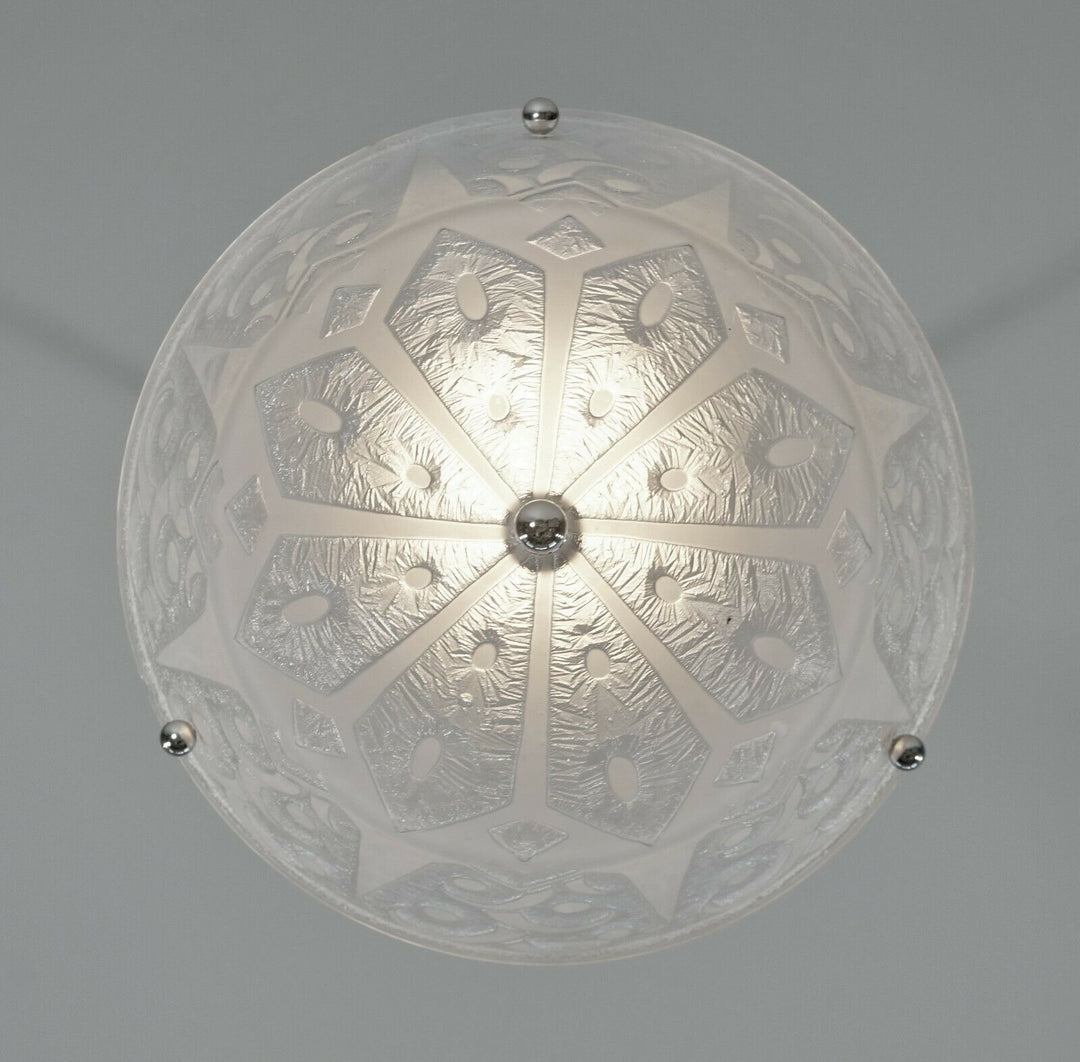 ドーム兄弟　アールデコ調　シャンデリア　1925年製