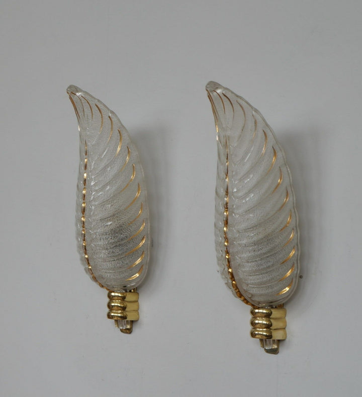 PETITOT : PAIR OF FRENCH ART DECO WALL SCONCES . lights . Gauthier EJG Ezan 1930