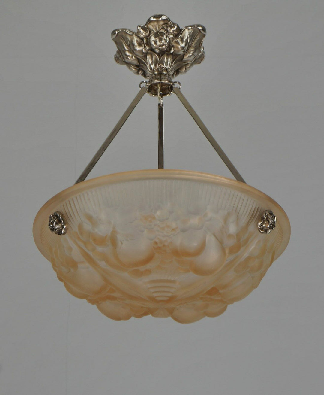 ミューラー兄弟　作：1930フランスアールデコ調シャンデリアランプ