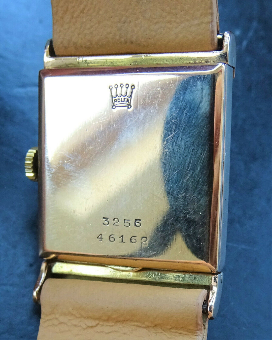 Rolex ♛ Precesion Art Deco 3256 Pink Gold 18K 750 Antique Luxury Men's Watch