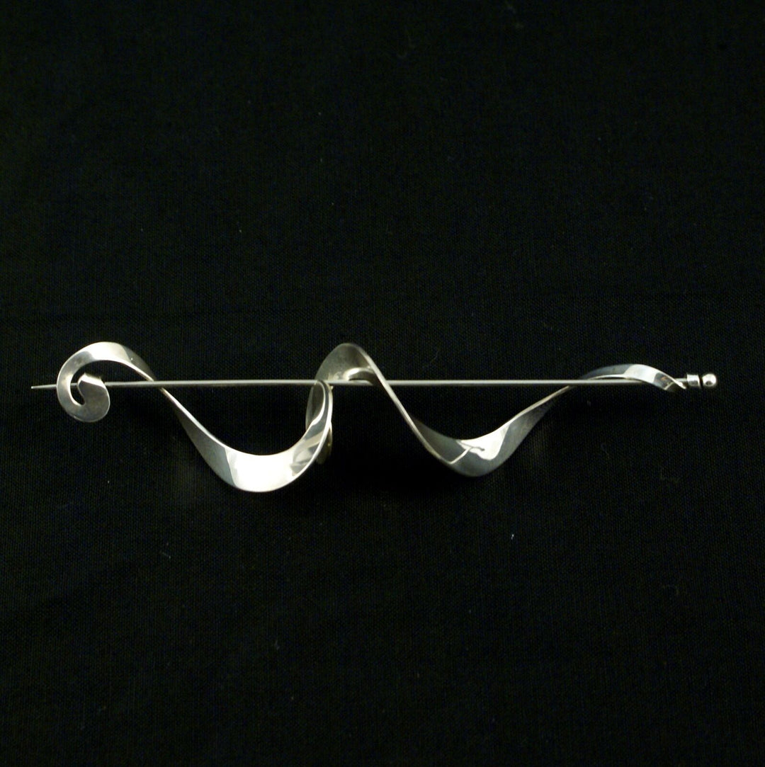 Georg Jensen Sterling Silver Brooch #412 Limited no. 26/100 - Vivianna Torun