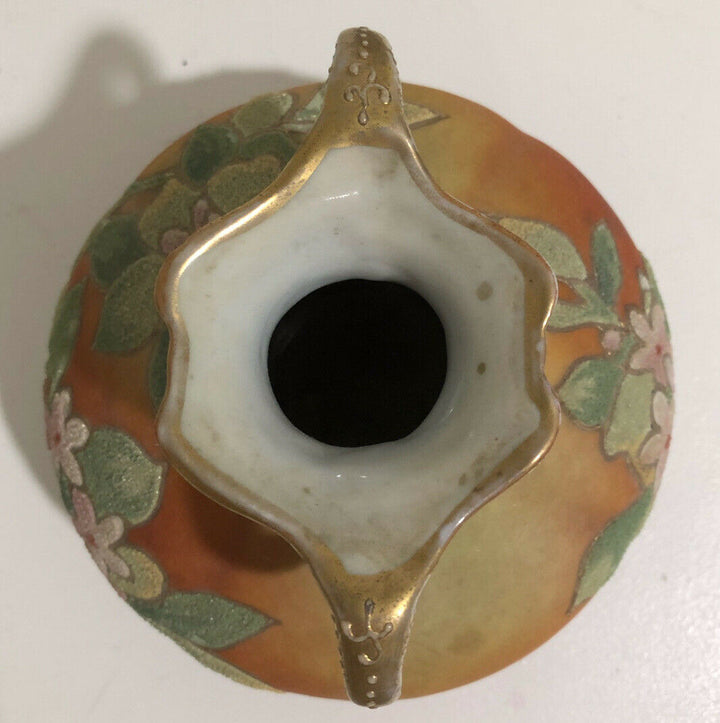 オールドノリタケ　コラレン　花瓶　1909年