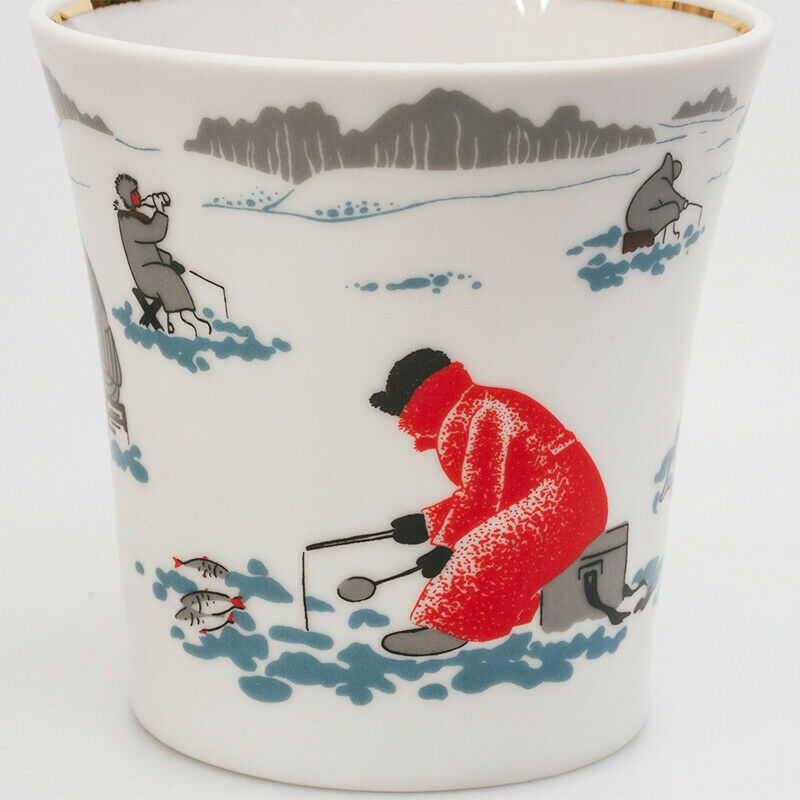 Imperial Porcelain Teacup & Saucer Lomonosov Mug LFZ No Scales! Fisherman Gift