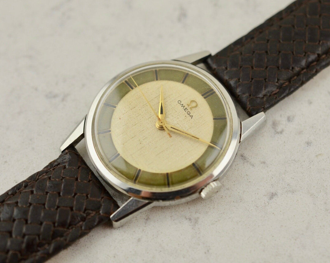 C.1959　ヴィンテージオメガ　機械式(手巻き）カラトラバ　腕時計　CAL.Ω285　型番14714-3　スチール製