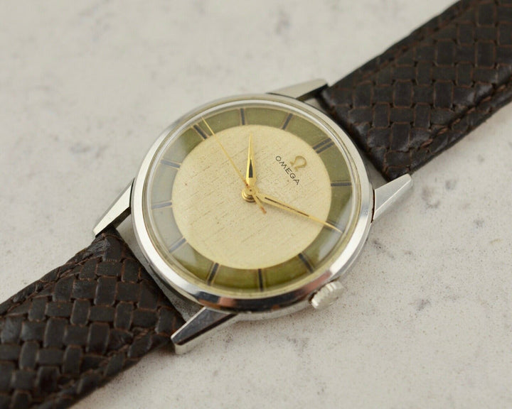 C.1959　ヴィンテージオメガ　機械式(手巻き）カラトラバ　腕時計　CAL.Ω285　型番14714-3　スチール製