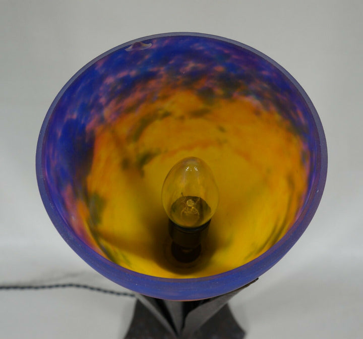 ROBJ & MULLER FRERES : RARE FRENCH 1925 ART DECO LAMP ............. France 1930