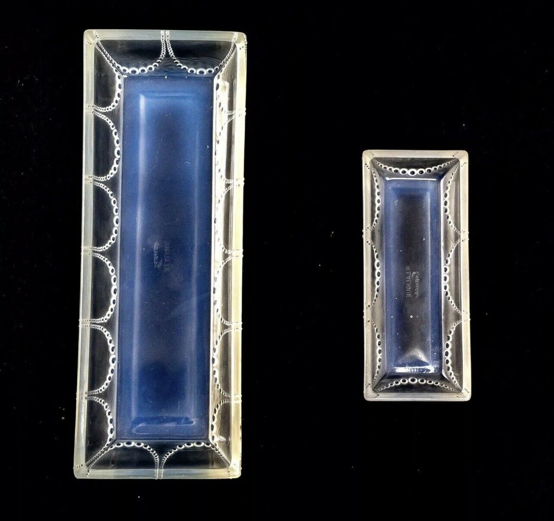 Garniture De Toilette Perles Opalescent Rene Lalique R.Lalique Bathroom Set