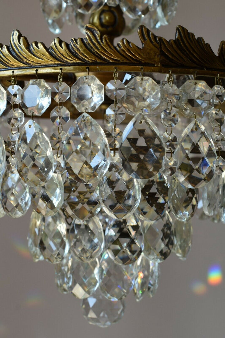 Vintage Crystal Chandelier,Cei