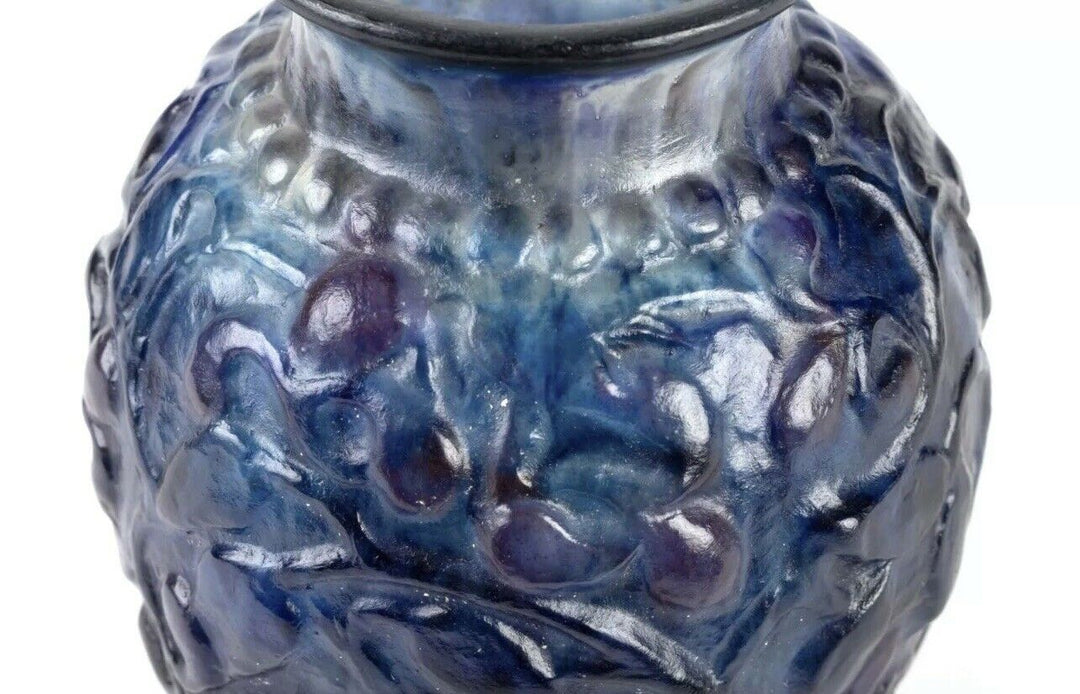 Vase Fruits Et Feuilles Gabriel Argy Rousseau Cameo Glass Pate De Verre