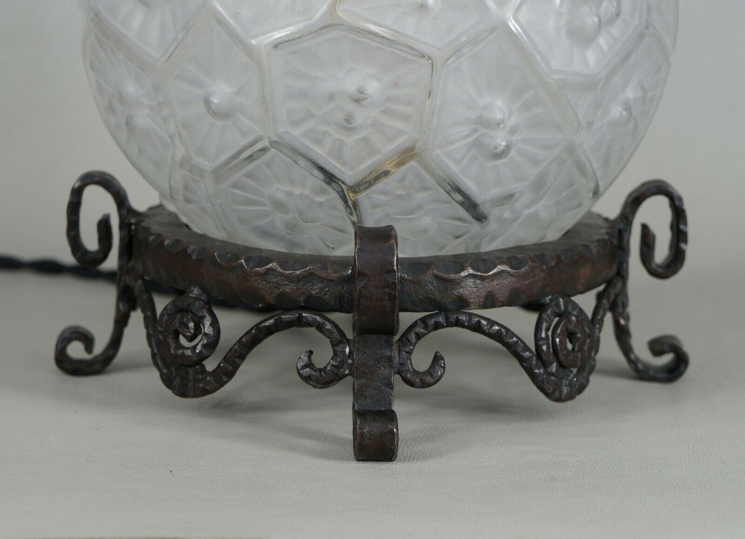 J.GAUTHIER : French 1930 art deco lamp ...... EJG J.Robert . muller degué era