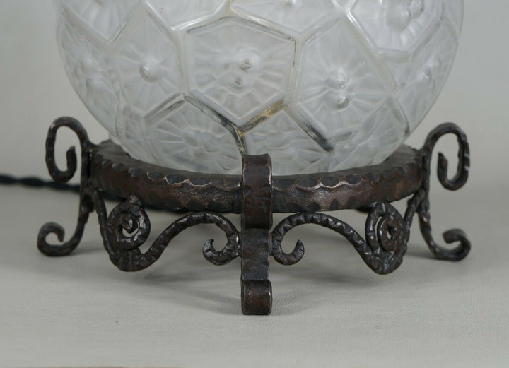 J.GAUTHIER : French 1930 art deco lamp ...... EJG J.Robert . muller degué era