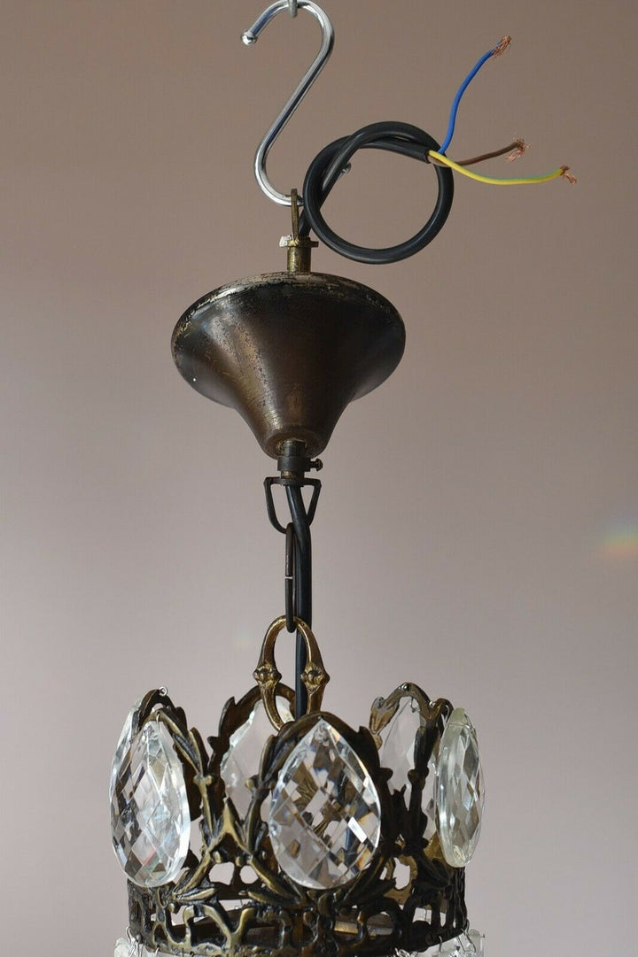 Crystal Home Lighting Chandelier Living Room Ceiling Light French Vintage Lamp