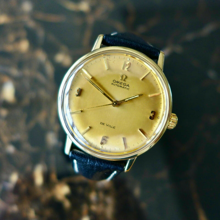 オメガ シーマスター デヴィル ヴィンテージ 1960年代9カラット ソリッドゴールド　腕時計