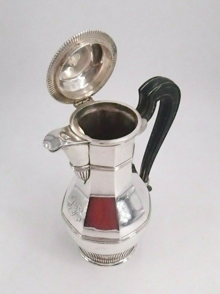 Cardeilhac belle cafetiere solid silver king post minerve 1 er title
