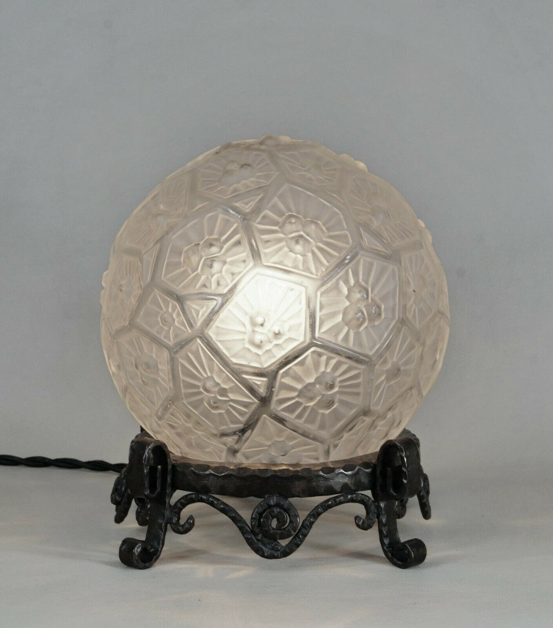 J.GAUTHIER : French 1930 art deco lamp ...... EJG J.Robert . muller degué era