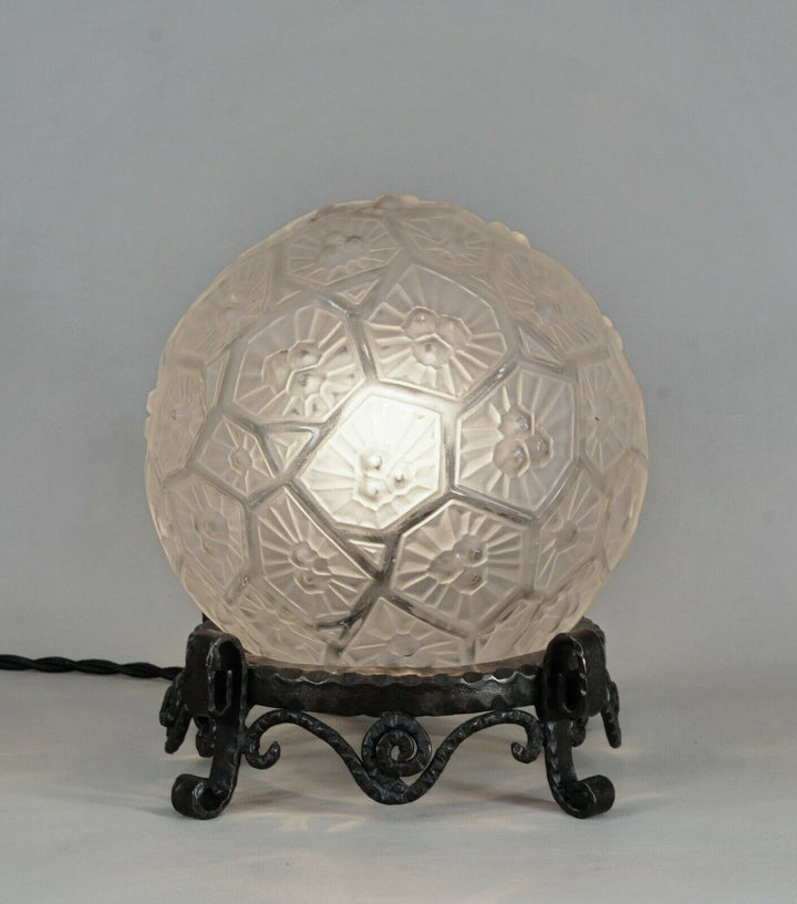 J.GAUTHIER : French 1930 art deco lamp ...... EJG J.Robert . muller degué era