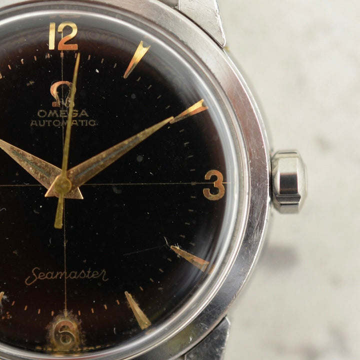 C.1954　ヴィンテージオメガ　自動式　シーマスター　オートマティック　腕時計　CAL.Ω384　型番2767-10SC　スチール製
