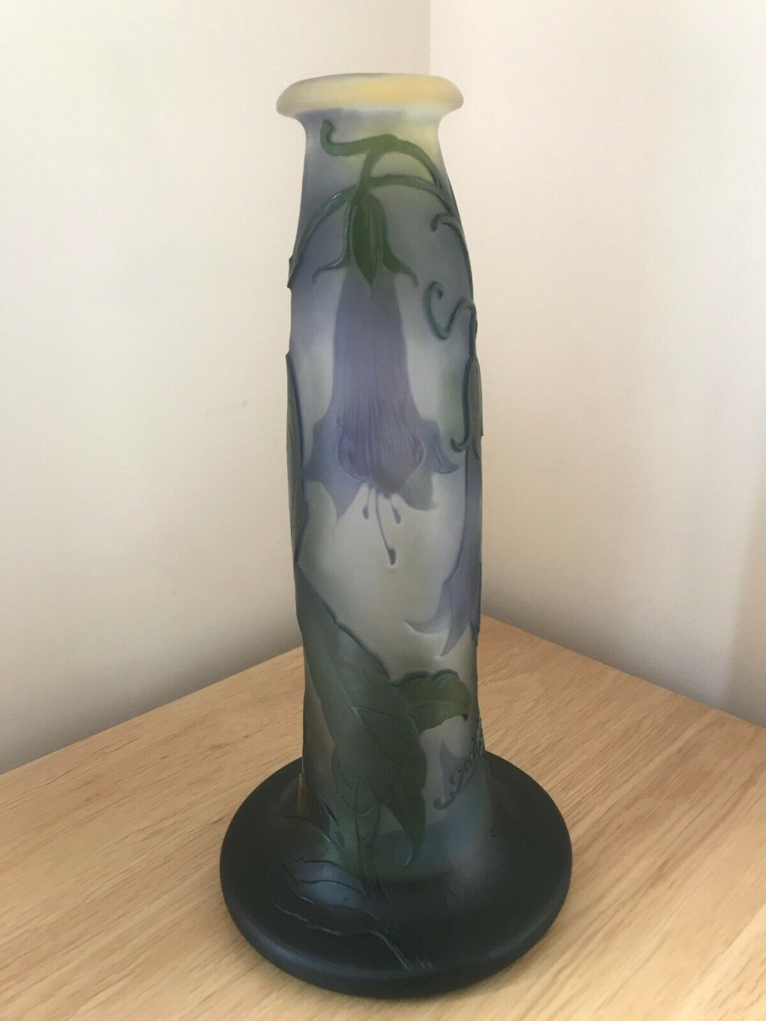 ガレ(GALLE)　花瓶　19世紀後半