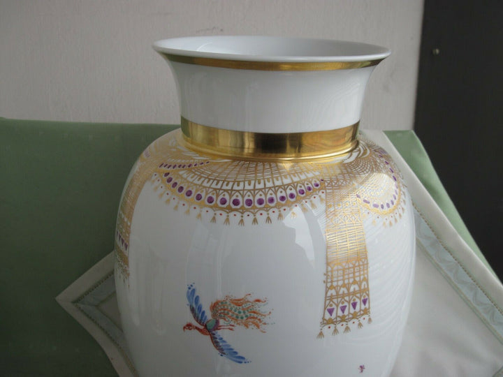 Schöne große Meissen Boden-Vase in Dekor 1001 Nacht