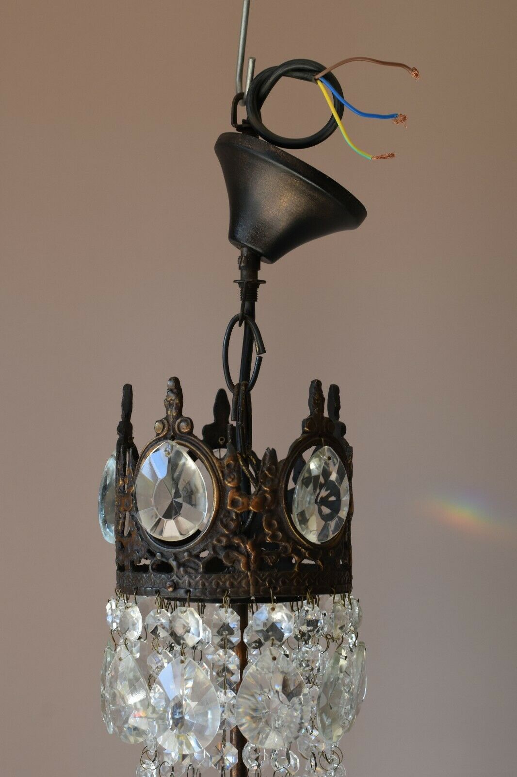 50’s フランスアンティーク シャンデリア エンパイア カフェ　ブロンズ 50's フランスアンティーク シャンデリア エンパイア カフェ ブロンズ