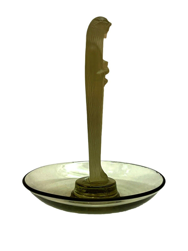 Cendrier Baguier Statuette De La Fontaine R.Lalique Astray Pintray Rene Lalique