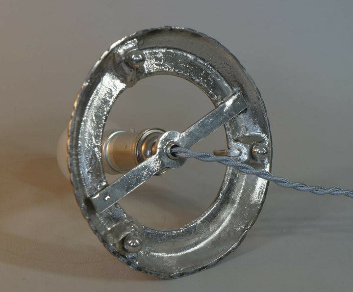 ミューラー兄弟　希少なペアのフランス製アールデコランプ　1925年　1930年　ブロンズ製