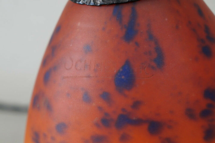 シュナイダー　アールデコランプ　フランス製　1925年　1930年　錬鉄製　