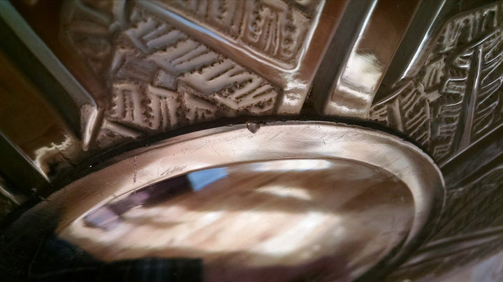 Large Rene Lalique Felix Bowl and Charger Under Plate Circa 1926