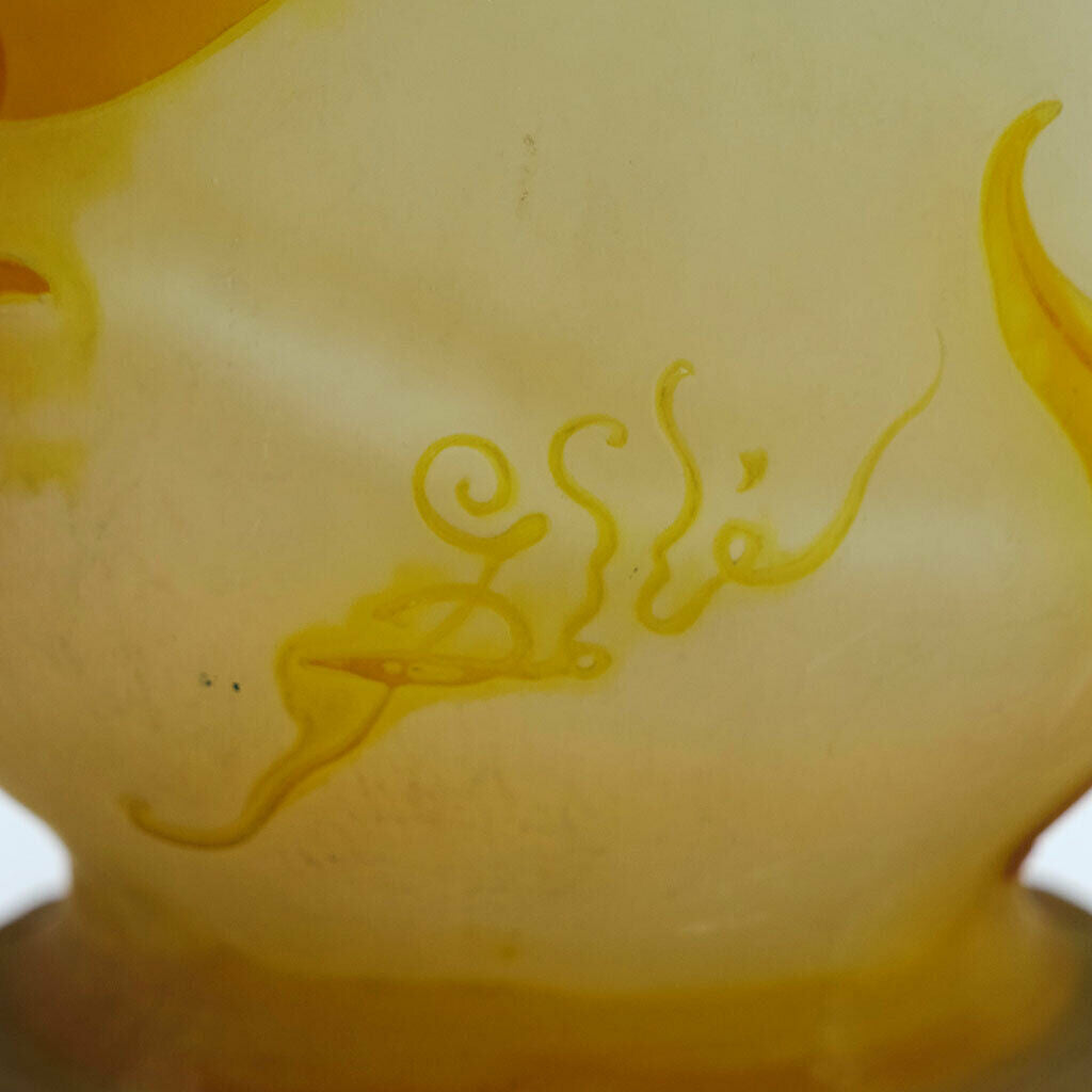 An Emile Galle Cameo Glass Vase c1900