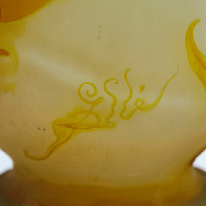 An Emile Galle Cameo Glass Vase c1900