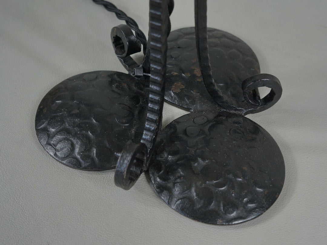 デュゲ　フランス製アールデコランプ　1930年　錬鉄製