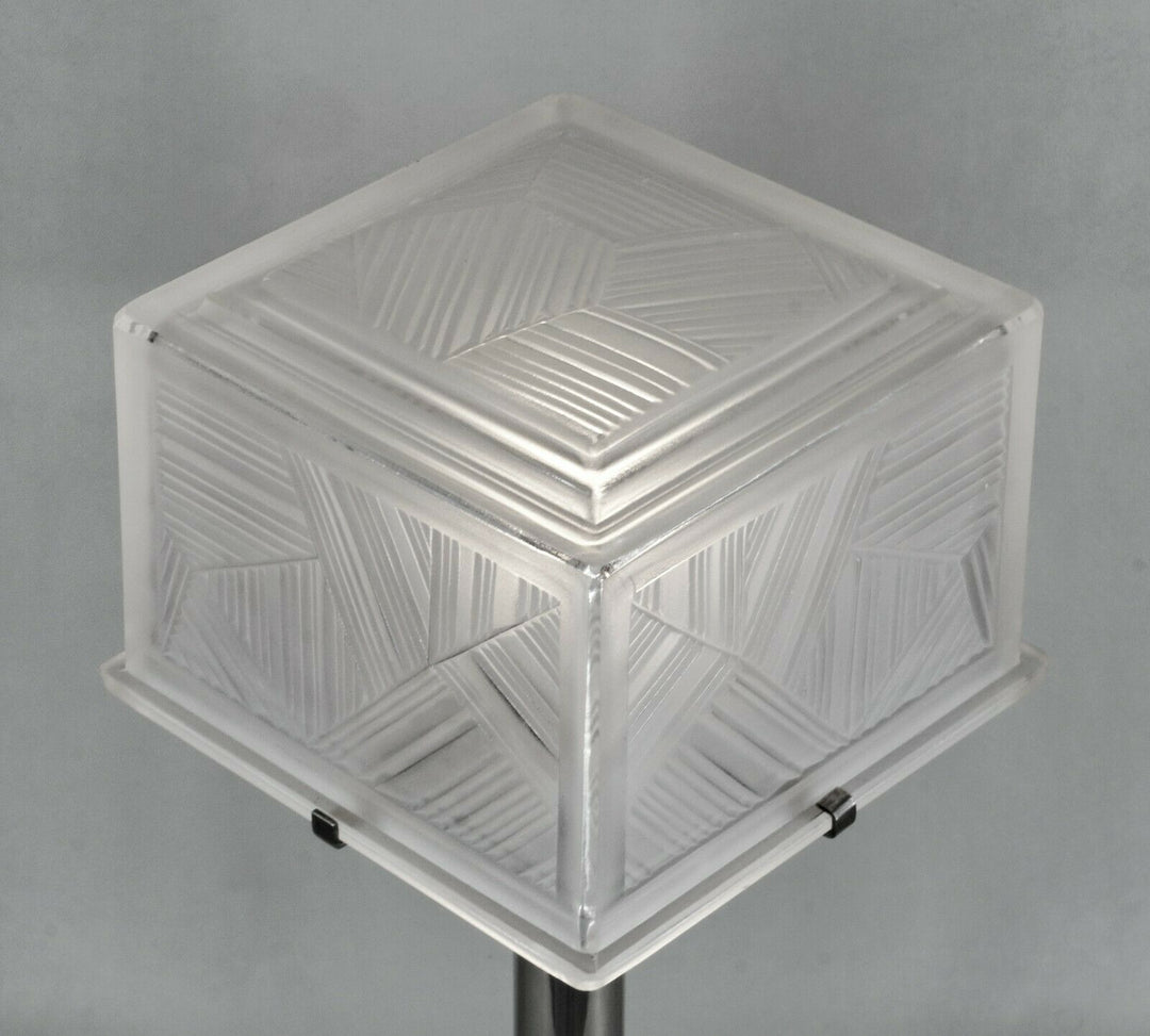 SABINO : large French 1930 art deco lamp ................ muller daum era France