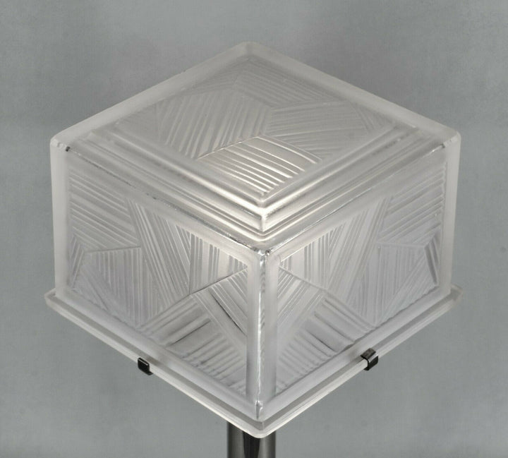 SABINO : large French 1930 art deco lamp ................ muller daum era France