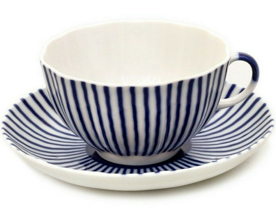 8.5 fl oz Imperial Porcelain Teacup & Saucer Lomonosov LFZ Frenchman Frantsuzik