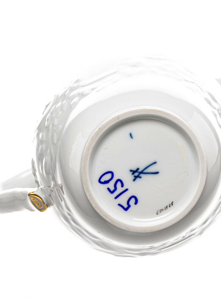 マイセン　シノワズリ　モカポット　中国の蝶