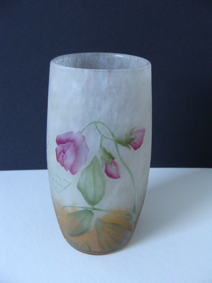 Daum Jugendstil Vase Dekor Wicke