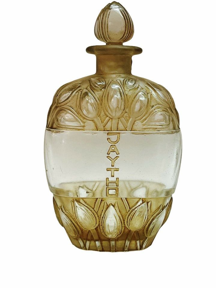 Flacon Lotion Jaytho Jay-Thorpe Sepia René Lalique R.Lalique Perfume Bottle