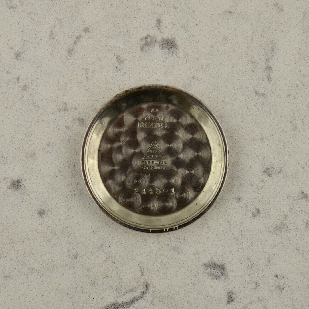 C.1950 ヴィンテージ オメガ 自動式 カラトラバ 腕時計 Cal. Ω 351 型番 2445-1 スチール製