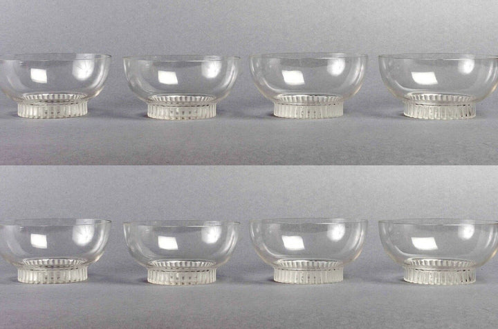 Original Bols À Main Bambou René Lalique R.Lalique Hand Bowl Glass Bamboo