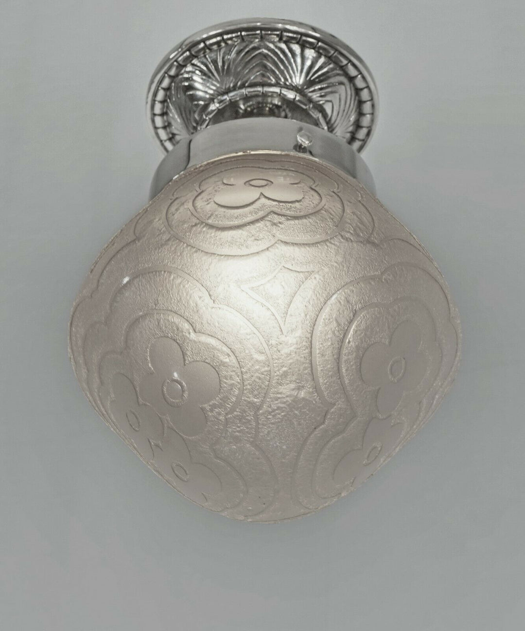 NOVERDY : FRENCH ART DECO CEILING LIGHT lamp pendant chandelier 1930 muller era